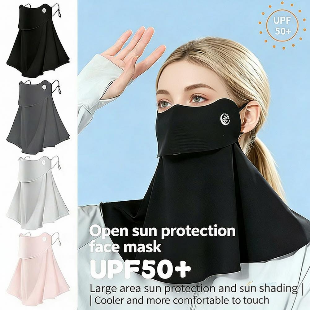 UPF50+ Cooling Sun Protection  - Sports Mask Breathable ulasan dan harga