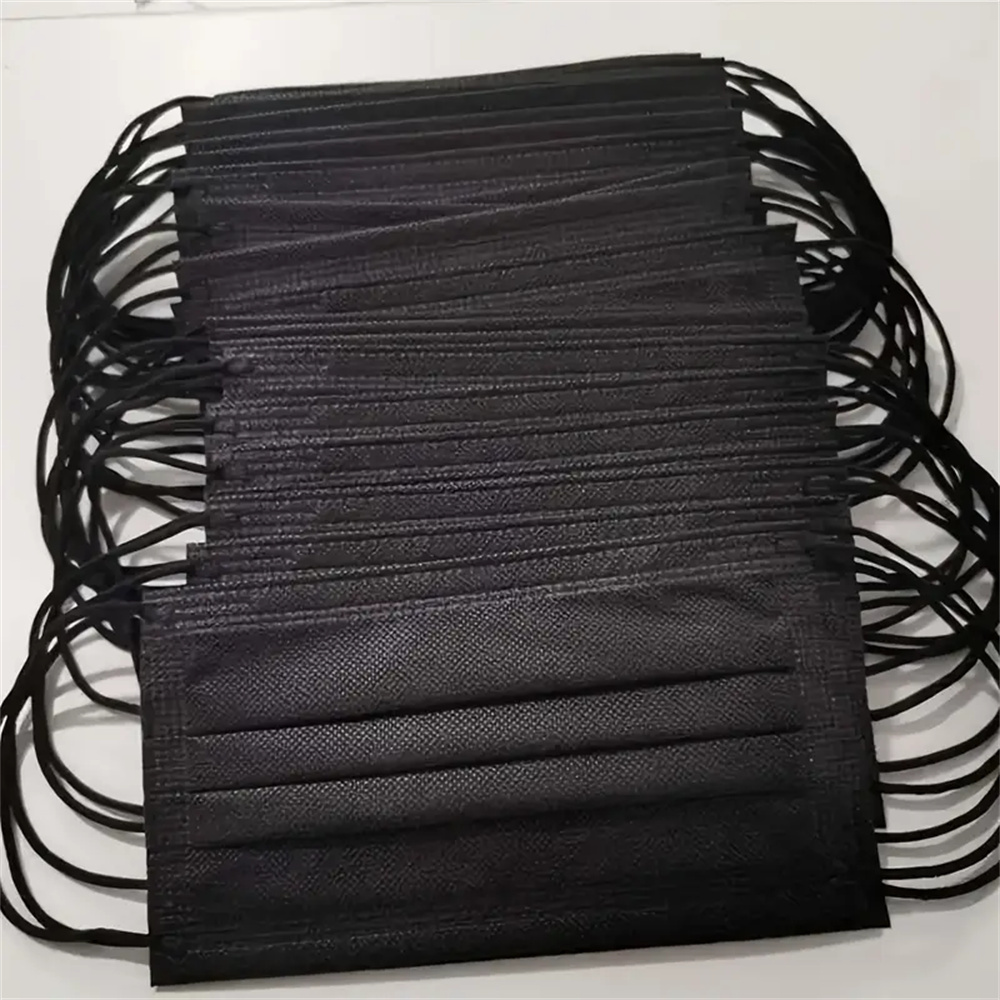 50-200pcs Black Disposable Fac - Black Face Mask Pack ulasan dan harga