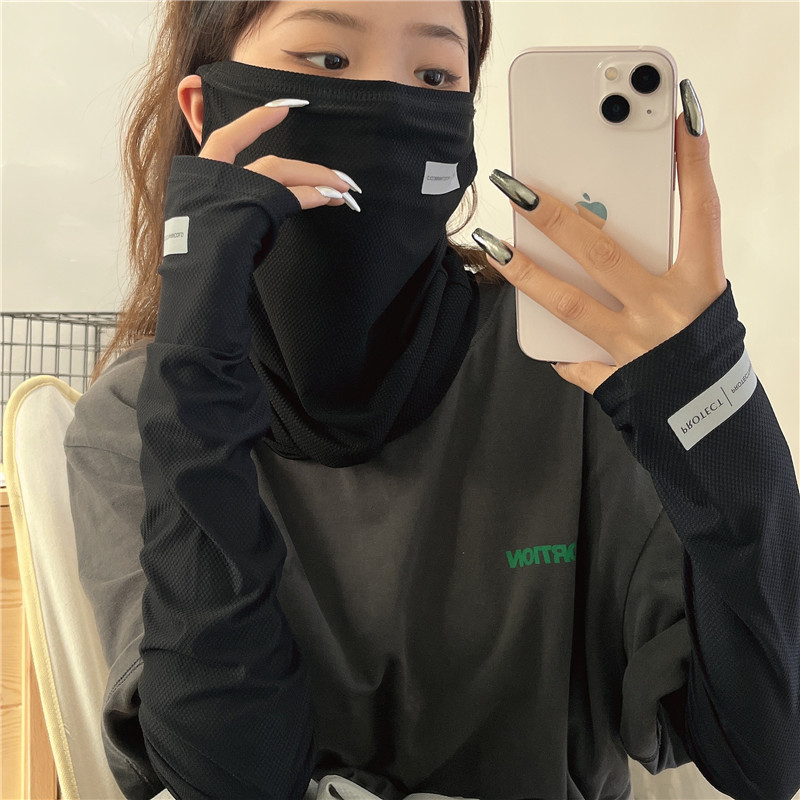 2Pcs Set Sun UV Protection Arm - Sports Mask Breathable ulasan dan harga