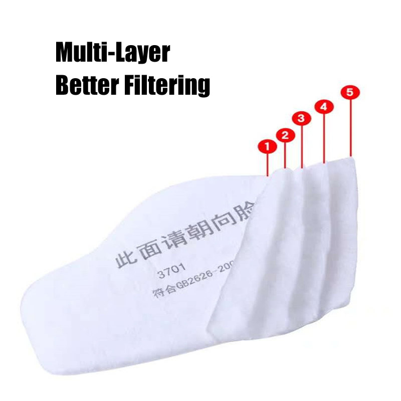 3701 Particle Cotton Filter Fo - Dust Mask Construction ulasan dan harga