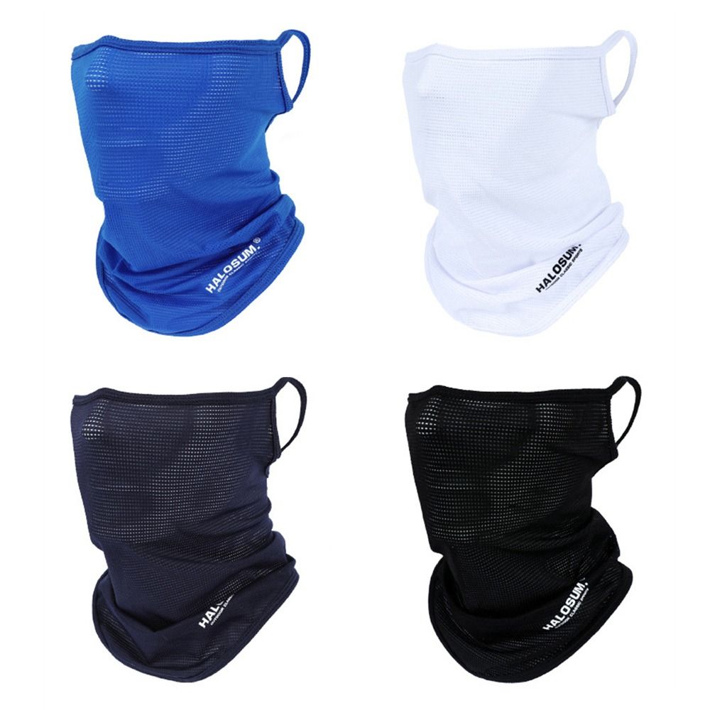 Summer Ice Silk Sun Protection - Sports Mask Breathable ulasan dan harga