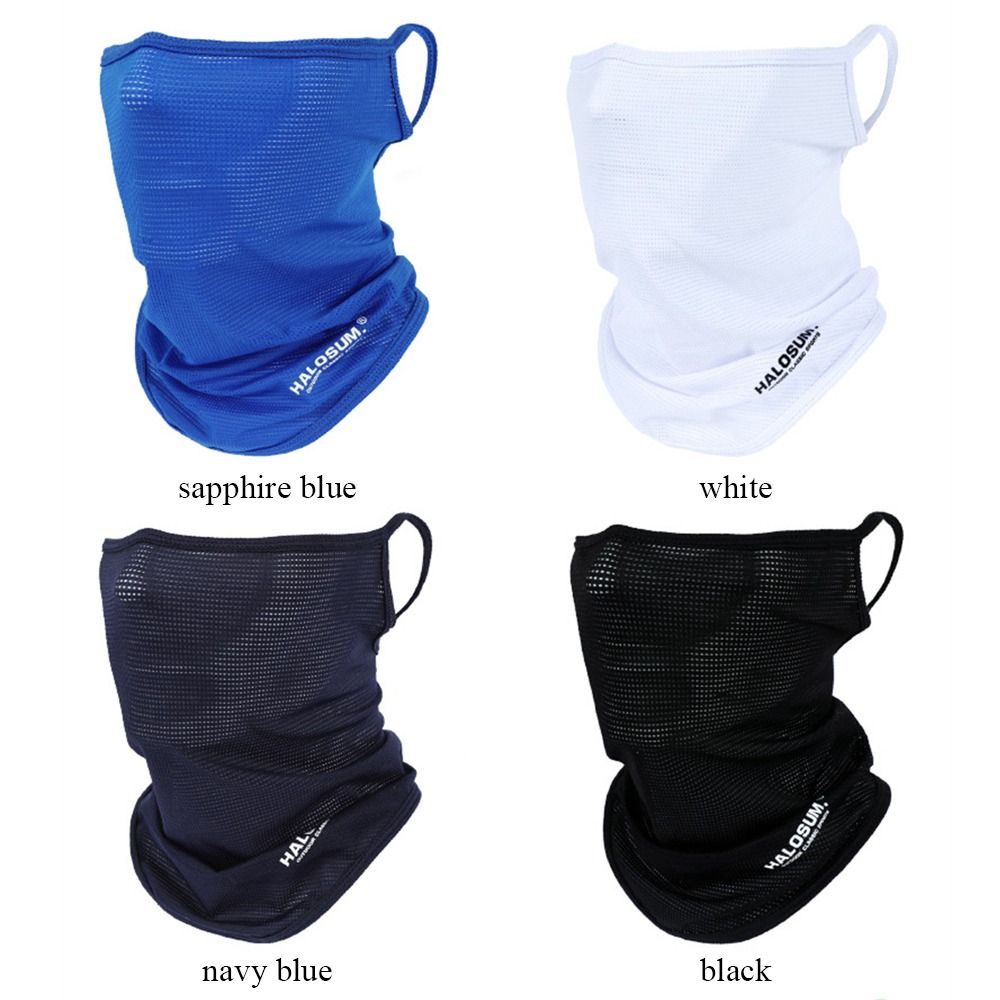 Summer Ice Silk Sun Protection - Sports Mask Breathable ulasan dan harga