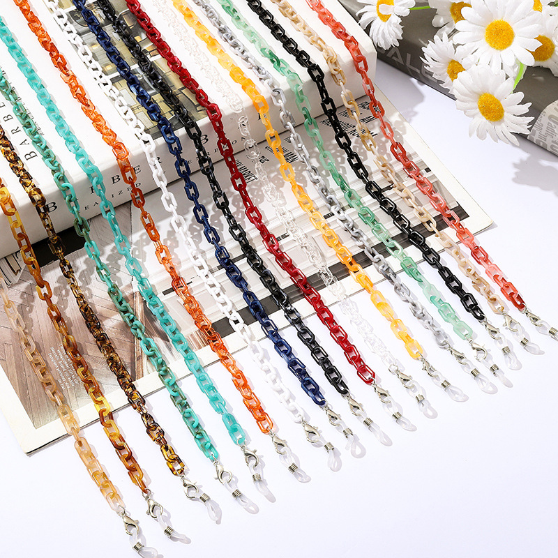 2021 Hot Fashion Women Acrylic - Mask Chain Holder ulasan dan harga