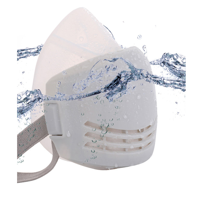 Silicone Dust-proof Gas Mask R - Respirator Half Face ulasan dan harga