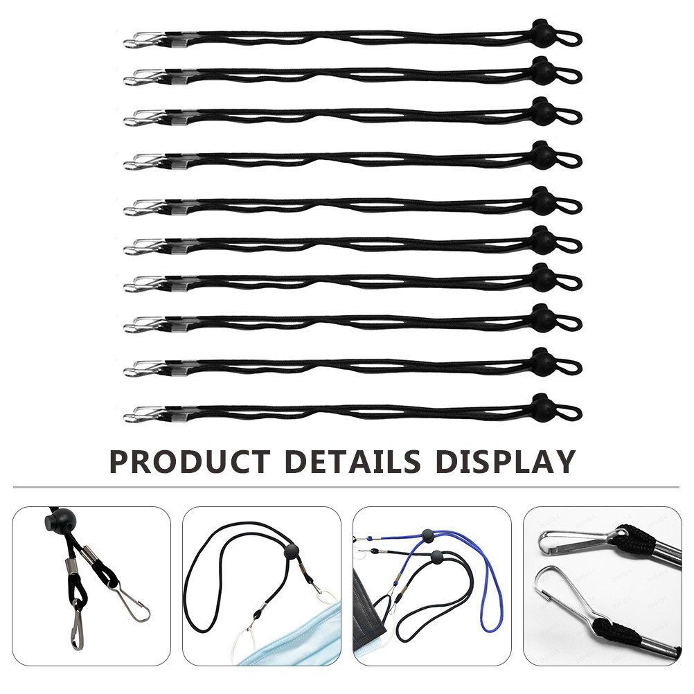 10Pcs Anti-Fall Face Mask Lany - Mask Ear Saver Strap ulasan dan harga